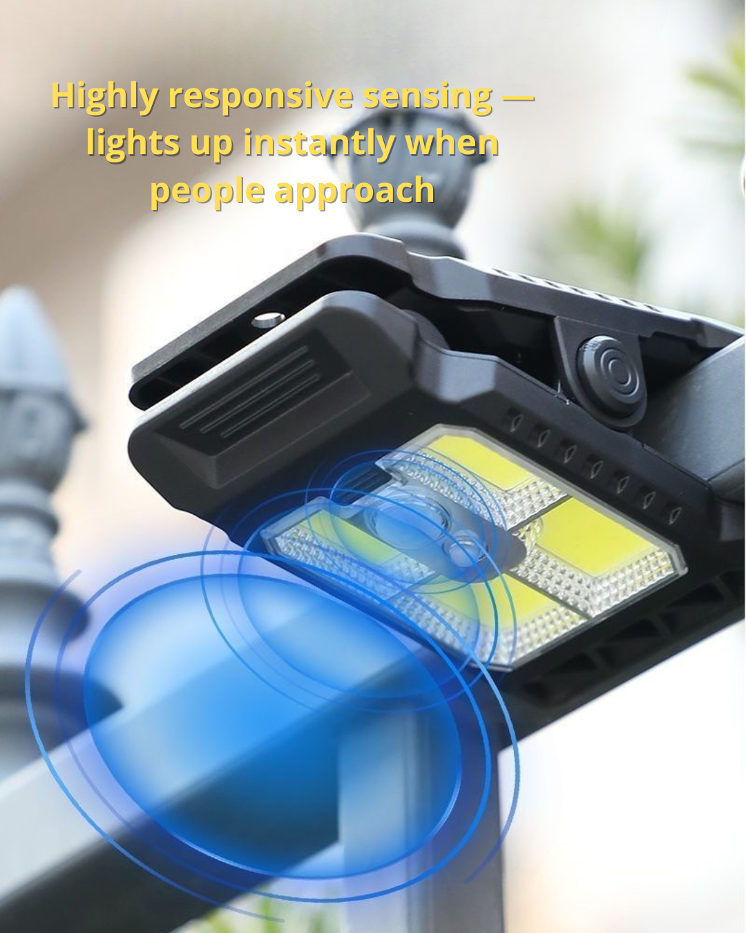 Smart Solar LED Light with Motion Sensor – Outdoor Security & Patio Lighting