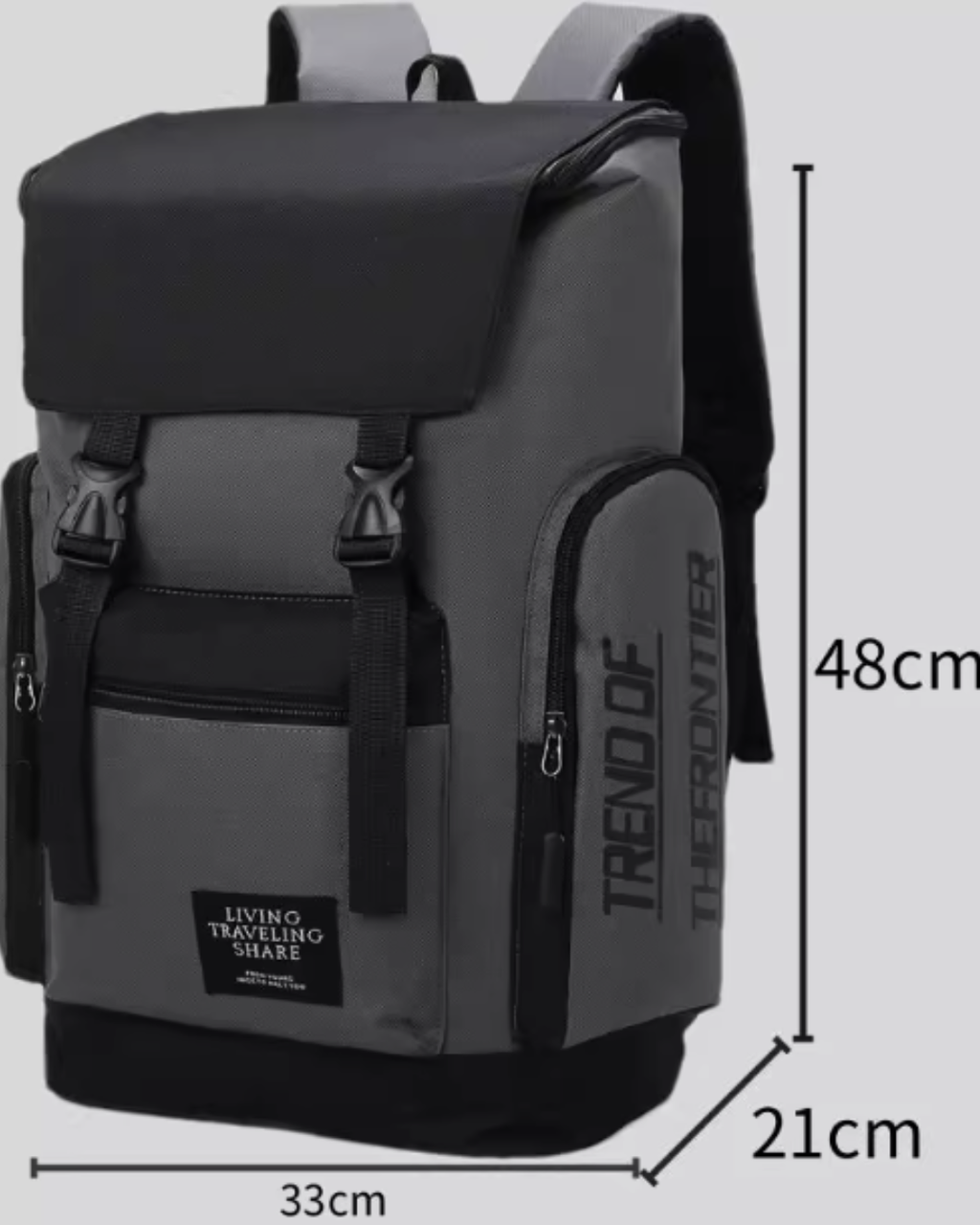 Casual Backpack – Padded Laptop Sleeve, Large Capacity & Travel-Friendly