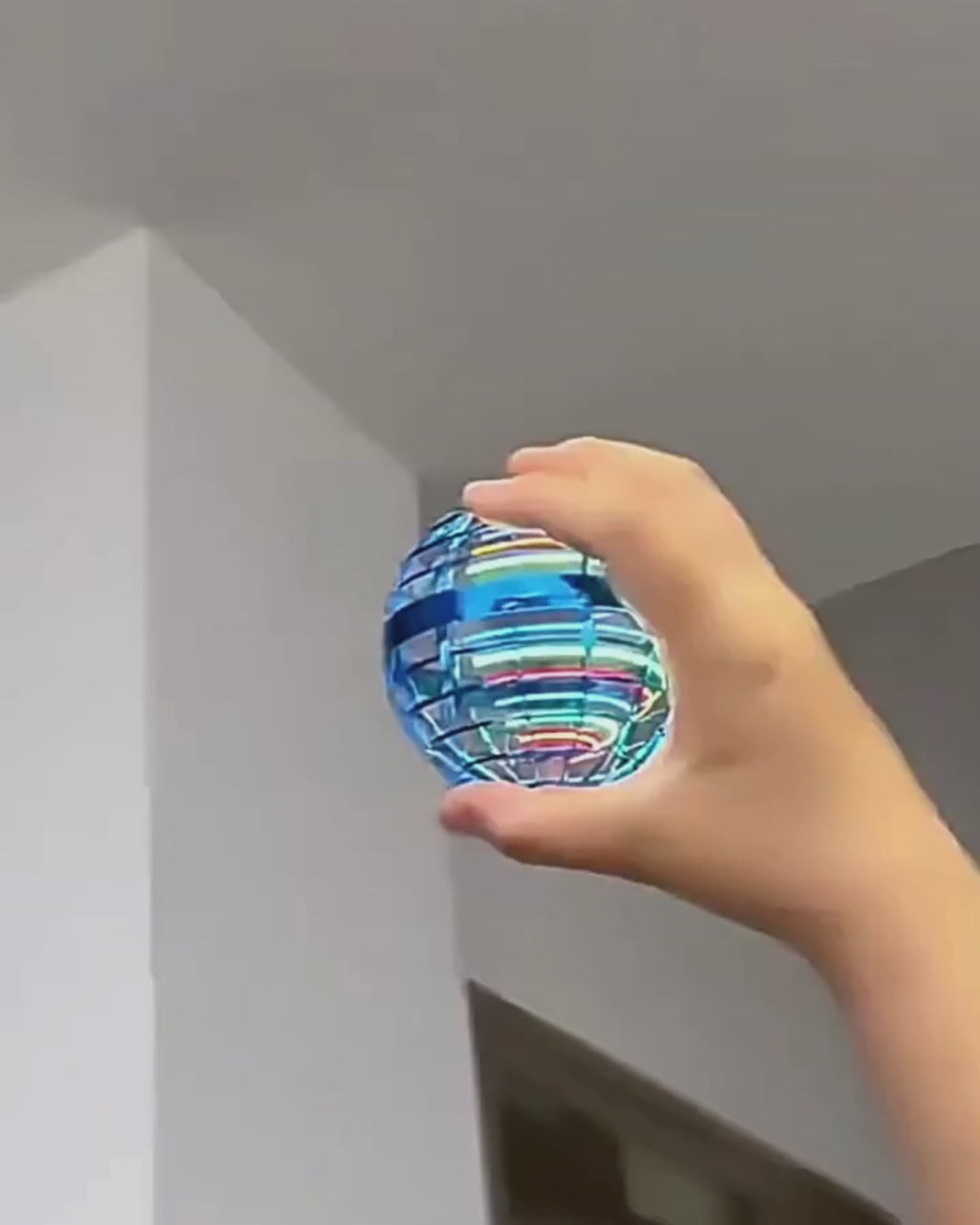 2026 Upgraded Flying Orb Ball – LED Hovering Spinner Toy for Kids