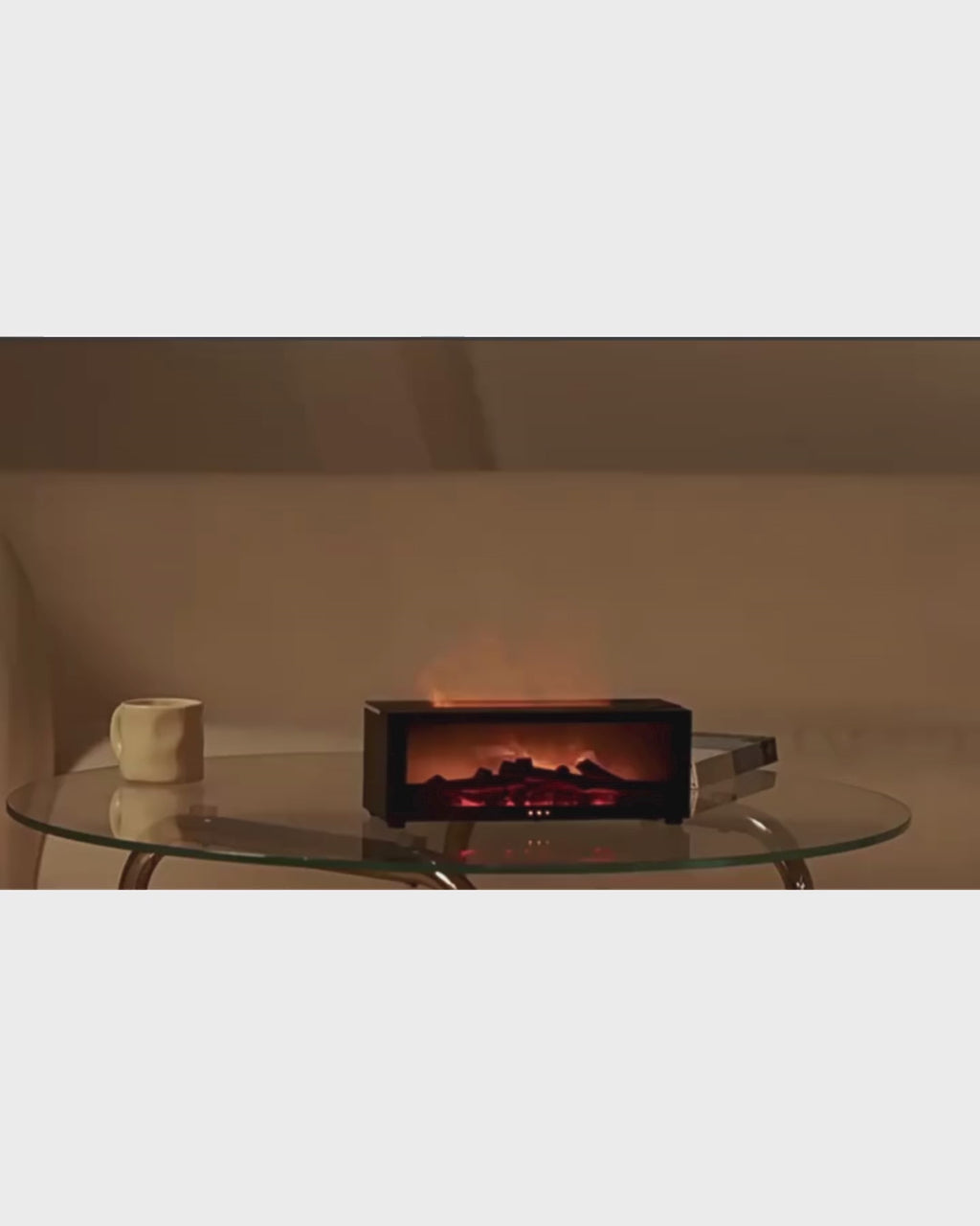 Flame Fireplace Aroma Humidifier & Air Purifier