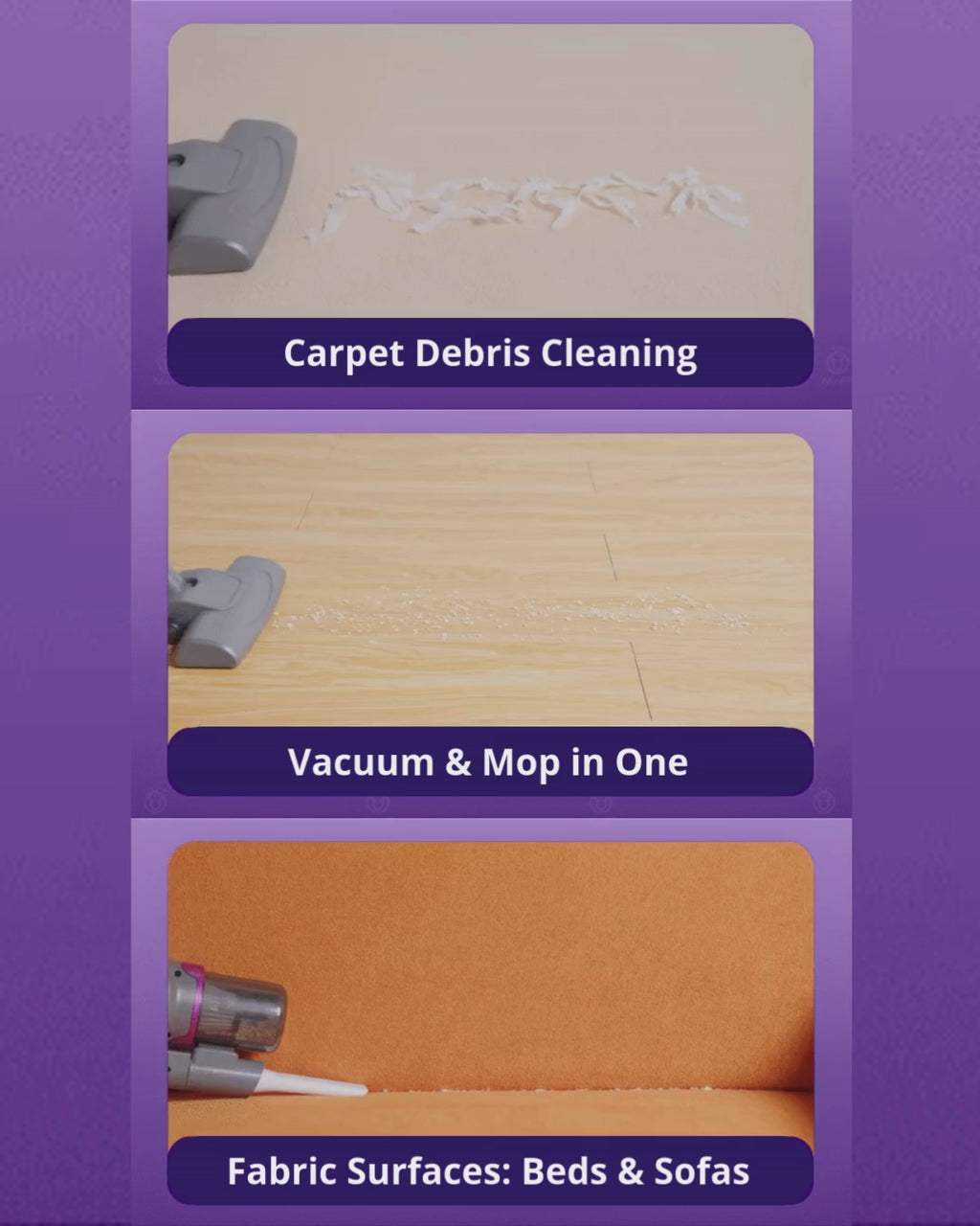 Handheld Cordless Vacuum Cleaner – Multi-Surface & Mite Removal