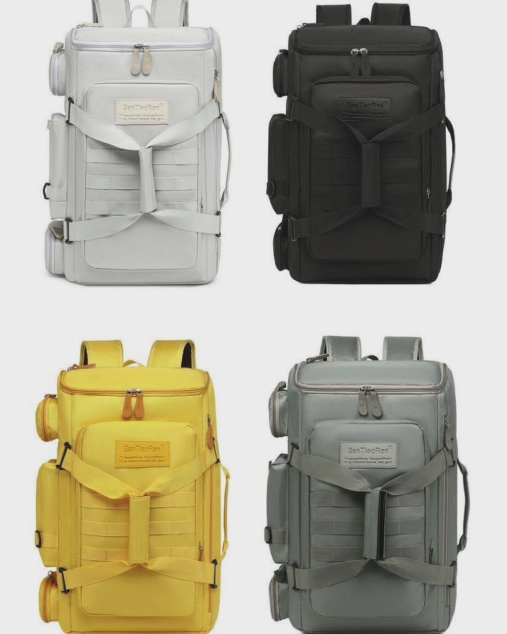 Expandable Travel Backpack with Laptop Sleeve, Shoe Compartment & USB Port