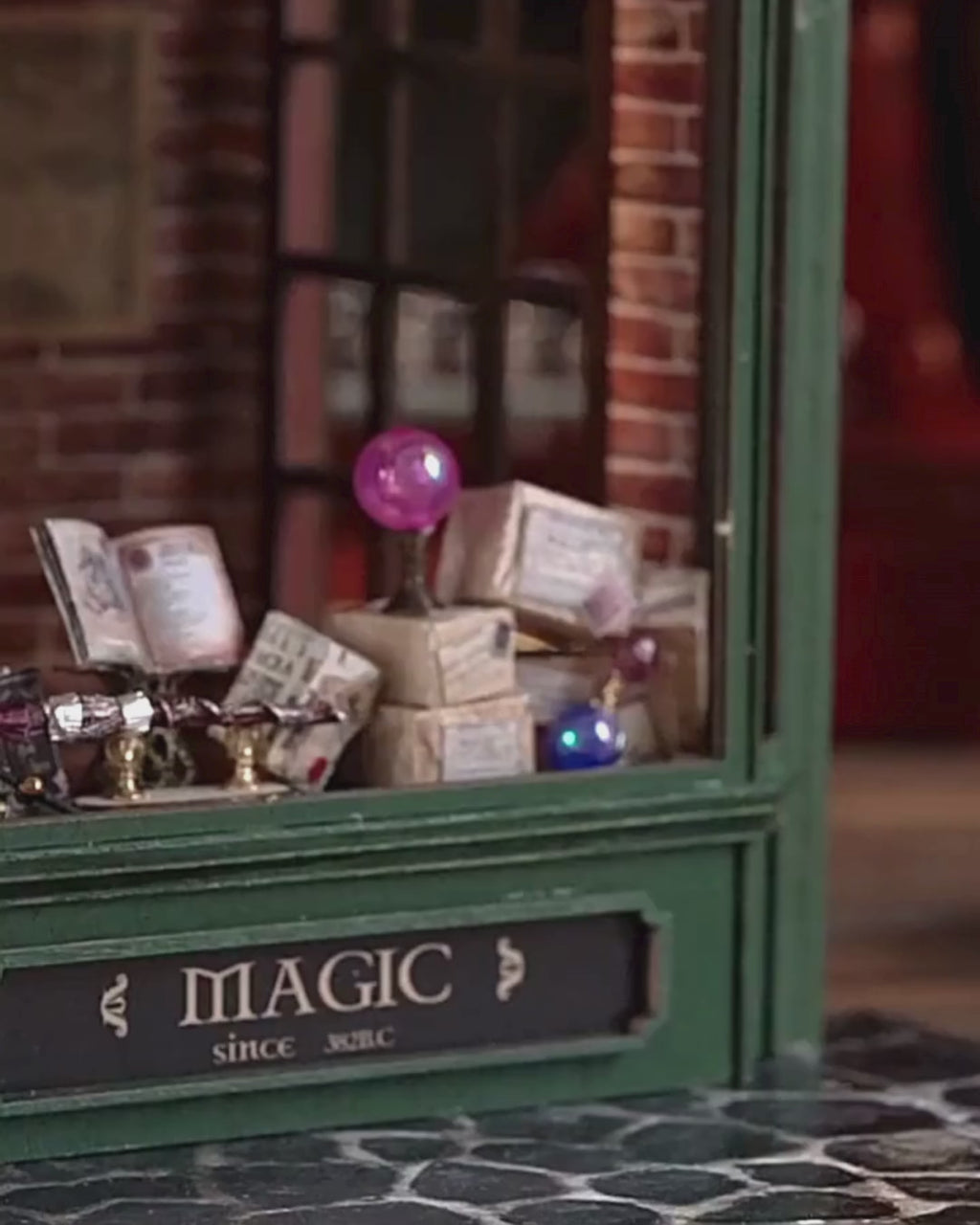 DIY Miniature House Kit with LED Lights – Magic Wand Series